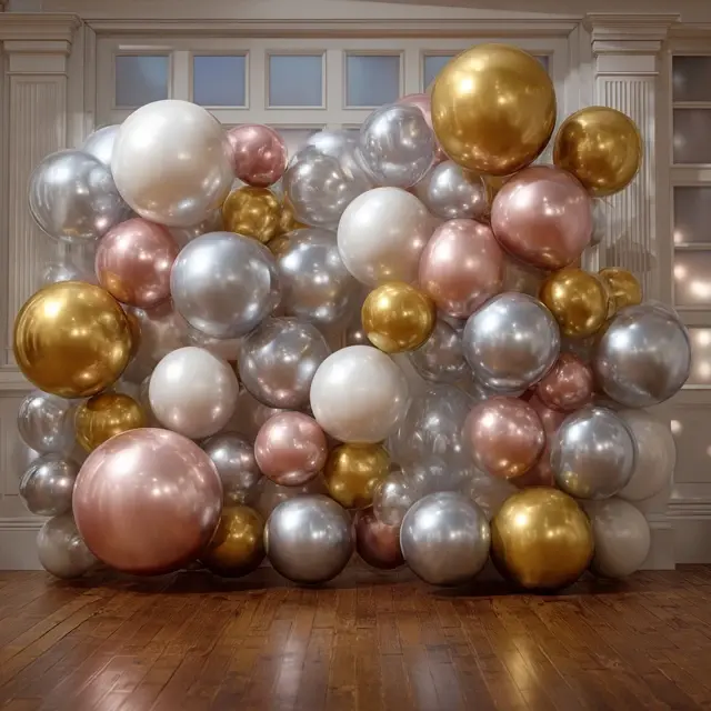Metallic Balloons for Glamorous Happy Birthday Decorations - Balloon Decorations | Laravel