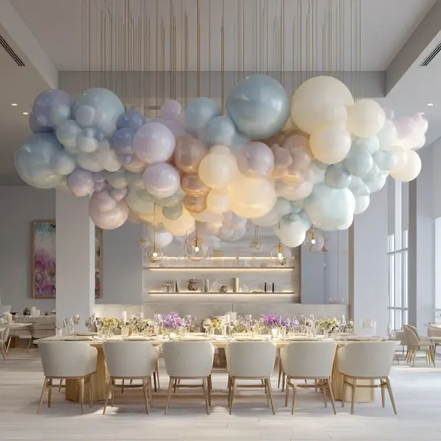 Balloon Chandeliers for Chic Happy Birthday Decorations - Balloon Decorations | Laravel