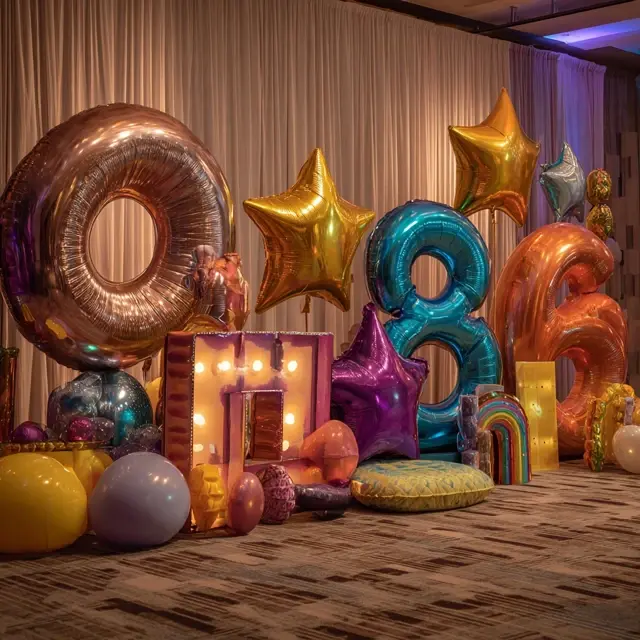 Balloon Props That Enhance Happy Birthday Decorations - Balloon Decorations | Laravel