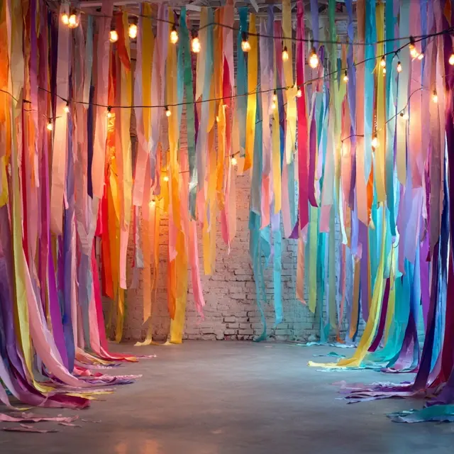 DIY Streamers for Festive Happy Birthday Decorations - DIY Birthday Decor | Laravel