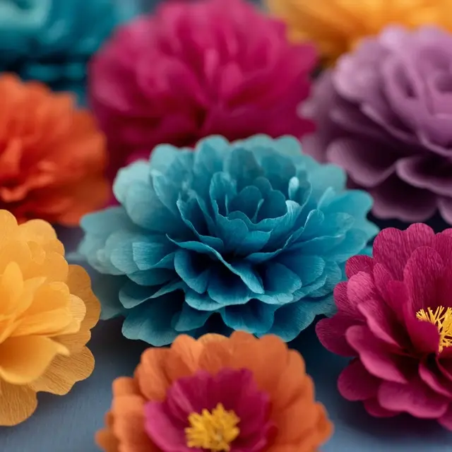 Happy Birthday Decorations with Handmade Paper Flowers - DIY Birthday Decor | Laravel