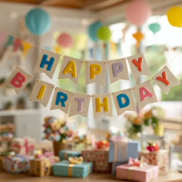 How to Craft Banners for Happy Birthday Decorations - DIY Birthday Decor | Laravel