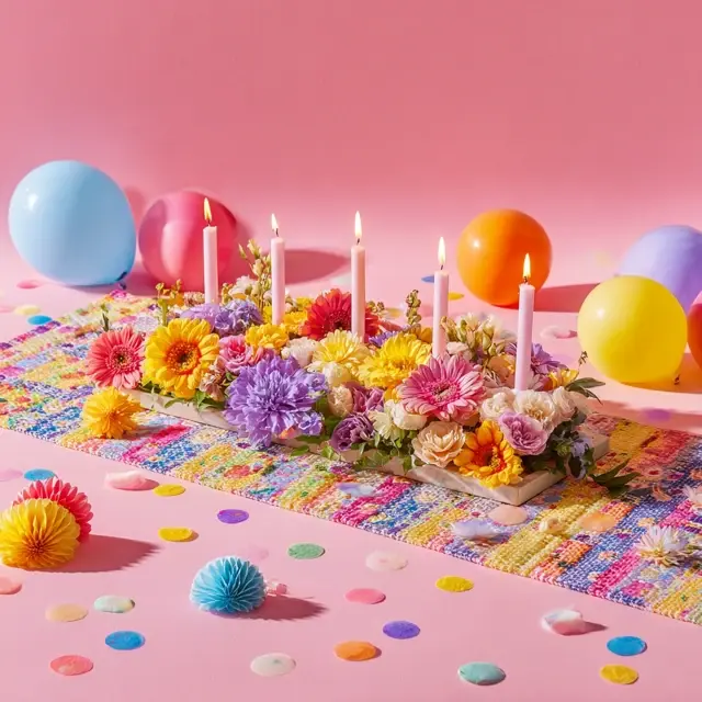 DIY Table Runners That Elevate Happy Birthday Decorations - DIY Birthday Decor | Laravel