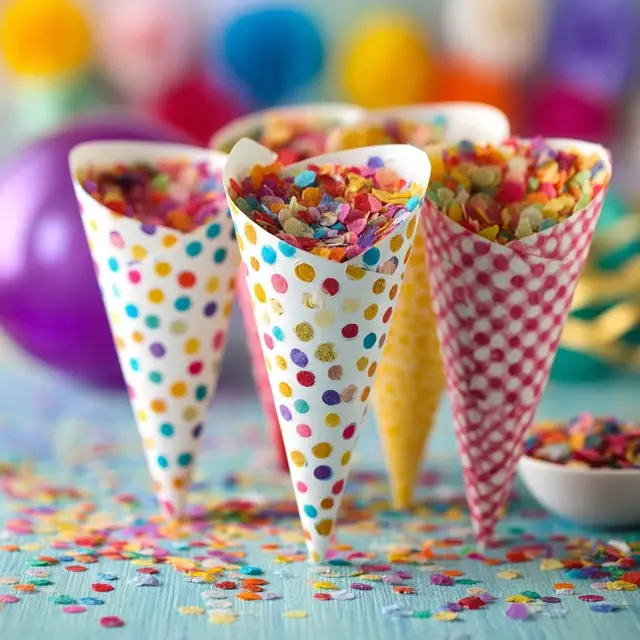How to Make Confetti Cones for Happy Birthday Decorations - Discover how to make DIY confetti cones that add sparkle... How to Make Confetti Cones for Happy Birthday Decorations - DIY Birthday Decor | Laravel