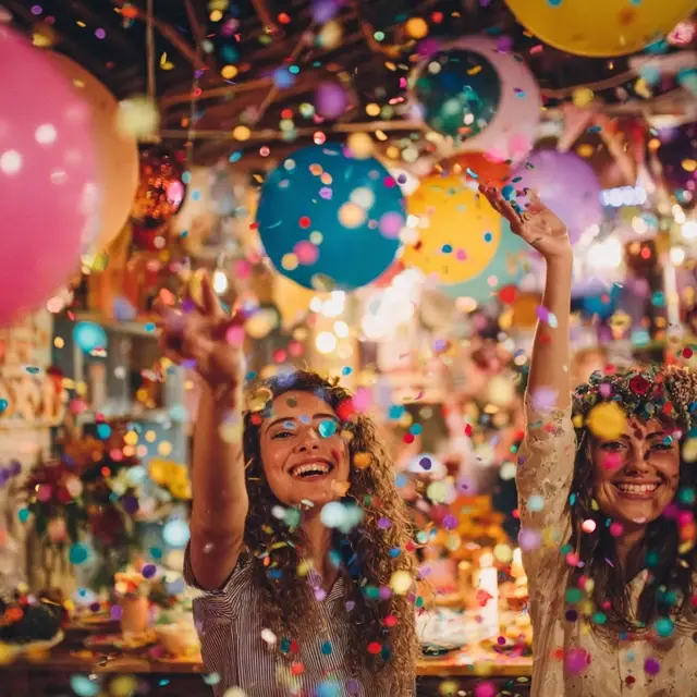 DIY Confetti Ball Toss for Fun Happy Birthday Decorations - DIY Birthday Decor | Laravel