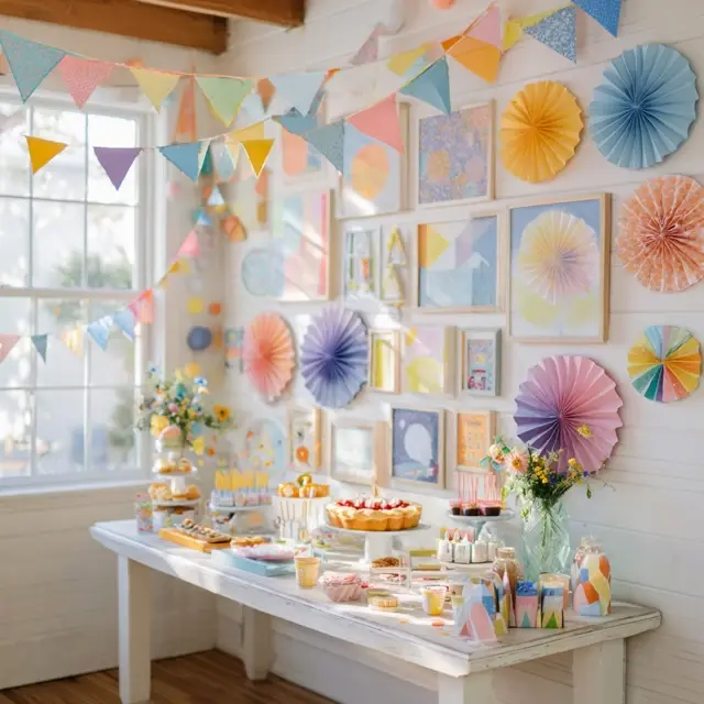 Easy Wall Art Crafts for Happy Birthday Decorations - DIY Birthday Decor | Laravel