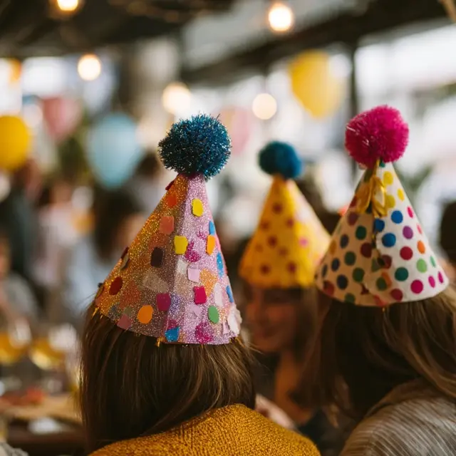 Handmade Party Hats for Unique Happy Birthday Decorations - DIY Birthday Decor | Laravel