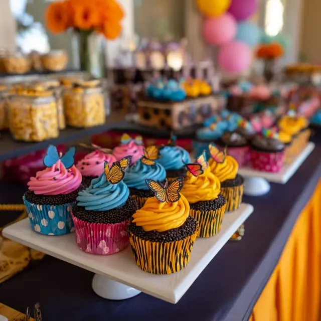 DIY Cupcake Wrappers for Themed Happy Birthday Decorations - DIY Birthday Decor | Laravel