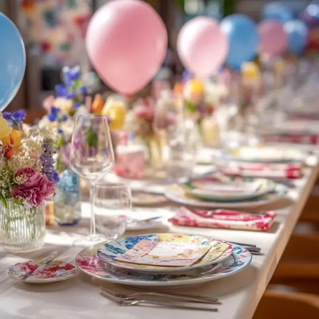 Happy Birthday Decorations with Creative Table Settings - DIY Birthday Decor | Laravel