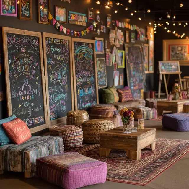 Personalized Chalkboards for Happy Birthday Decorations - DIY Birthday Decor | Laravel