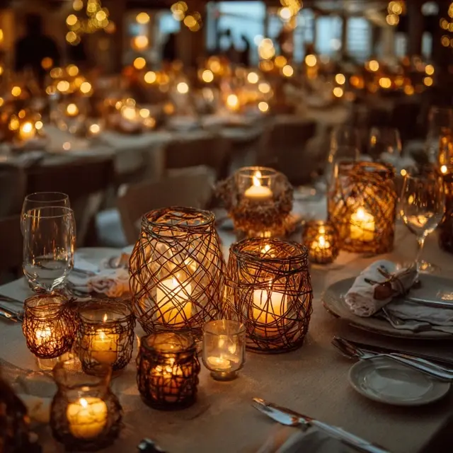 DIY Candle Holders for Warm Happy Birthday Decorations - DIY Birthday Decor | Laravel