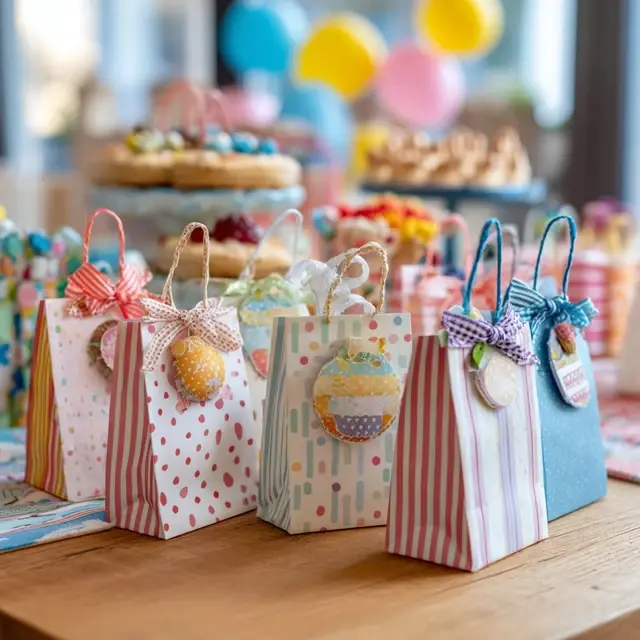 DIY Party Favor Bags to Match Happy Birthday Decorations - DIY Birthday Decor | Laravel