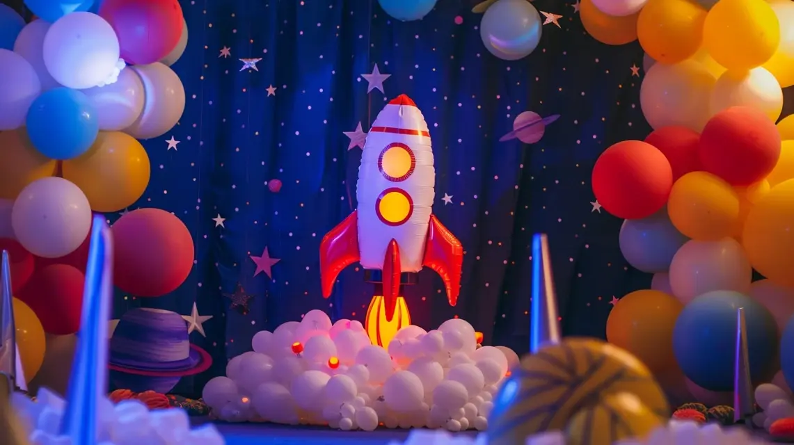 DIY Space Adventure Happy Birthday Decorations for Boys - Theme-Based Decorations | Laravel
