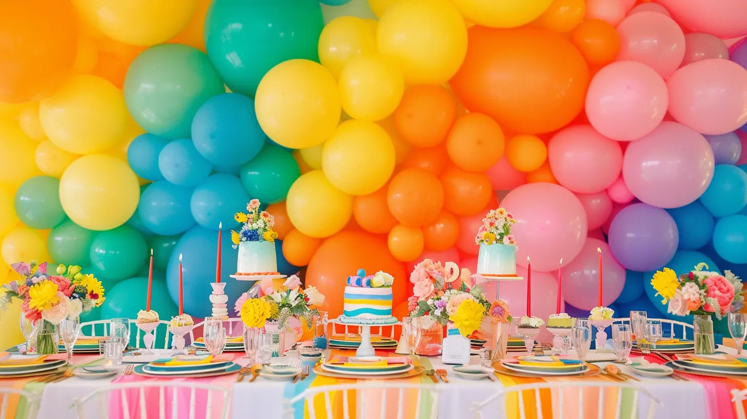 Rainbow Theme Happy Birthday Decorations That Brighten - Theme-Based Decorations | Laravel