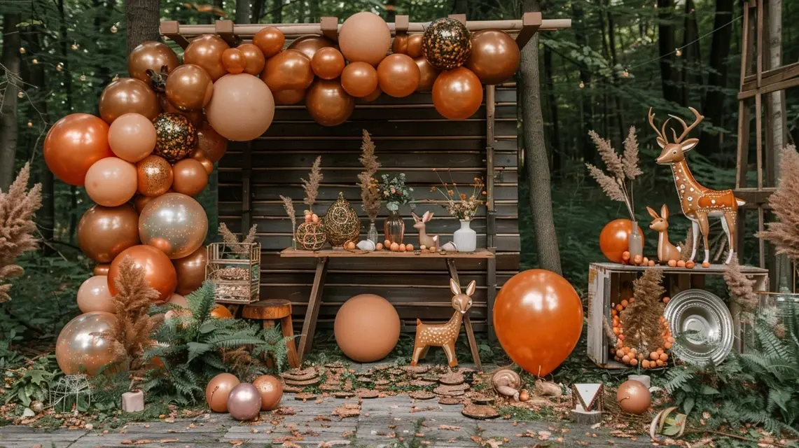 Woodland Animal Happy Birthday Decorations for Toddlers - Theme-Based Decorations | Laravel