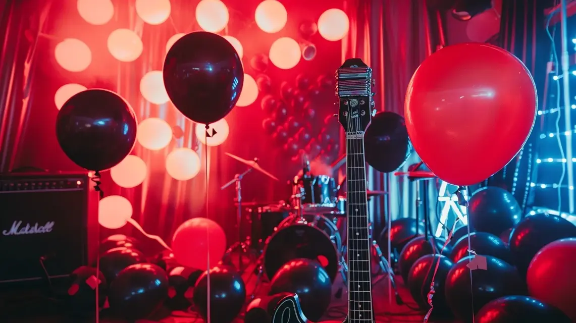 Rock Star Happy Birthday Decorations for Music Lovers - Theme-Based Decorations | Laravel
