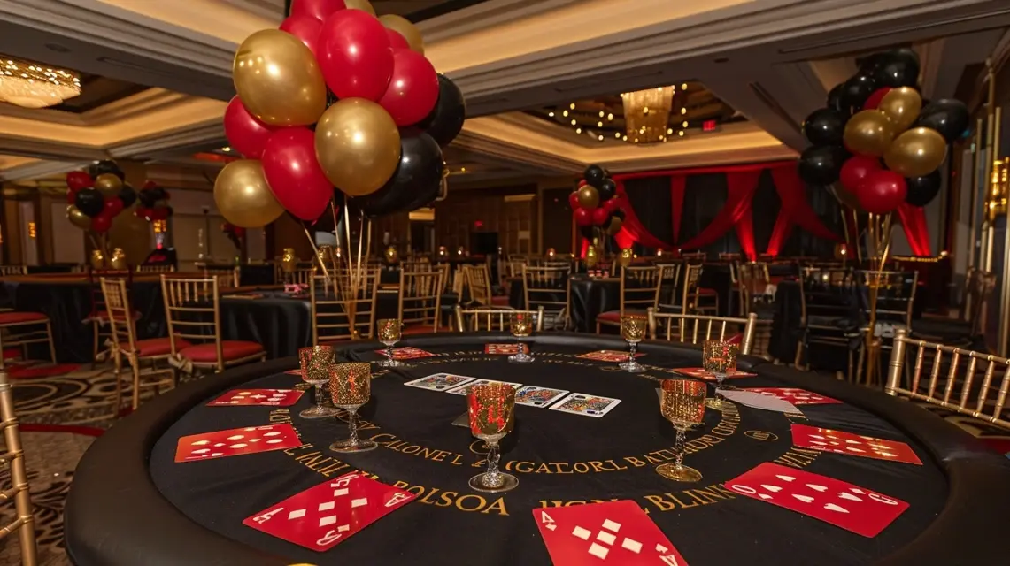 Casino Night Happy Birthday Decorations for Glam Parties - Theme-Based Decorations | Laravel