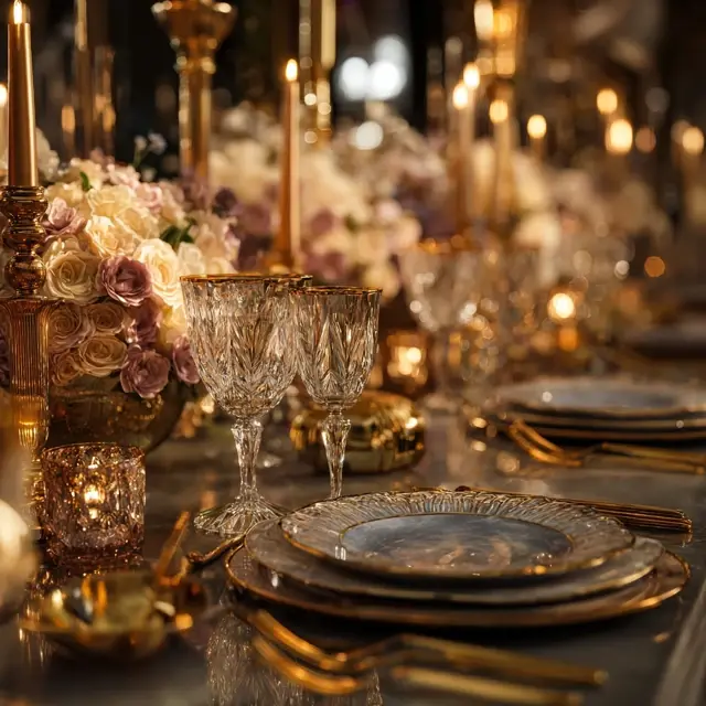 Luxury Table Ideas for Glam Happy Birthday Decorations - Table and Centerpiece Ideas | Laravel
