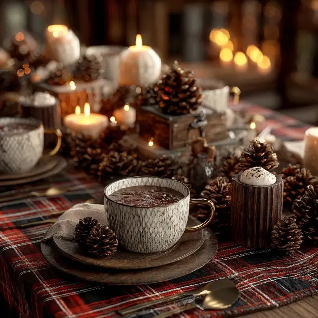 Cozy Winter Tablescapes for Happy Birthday Cheer - Table and Centerpiece Ideas | Laravel