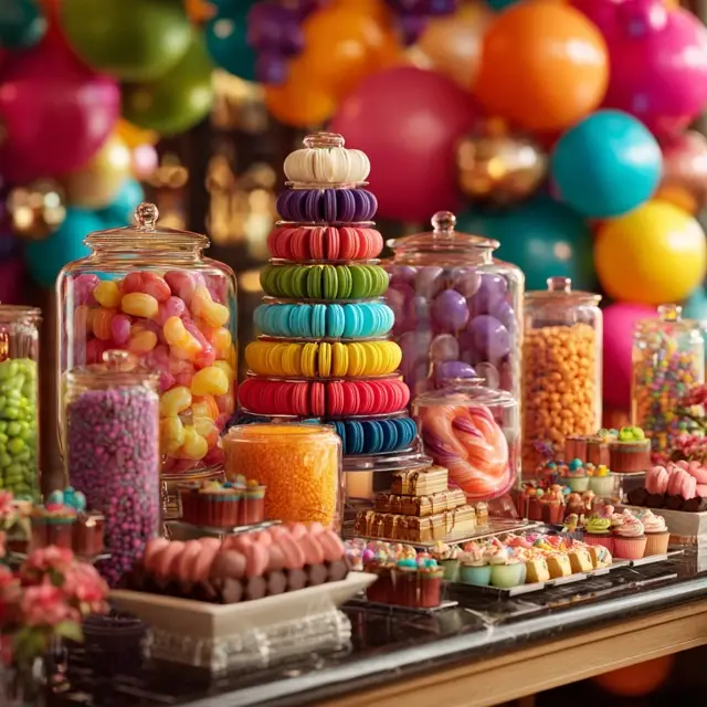 Sweet Treat Centerpieces for Happy Birthday Tables - Table and Centerpiece Ideas | Laravel