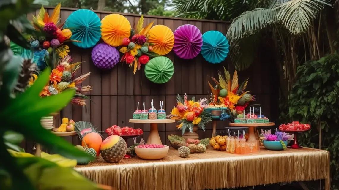Tropical Happy Birthday Decorations for Outdoor Fun - Outdoor Birthday Decorations | Laravel