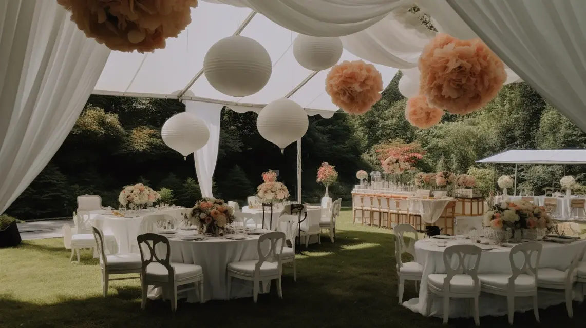 Tent Setups for Elegant Happy Birthday Decorations - Outdoor Birthday Decorations | Laravel