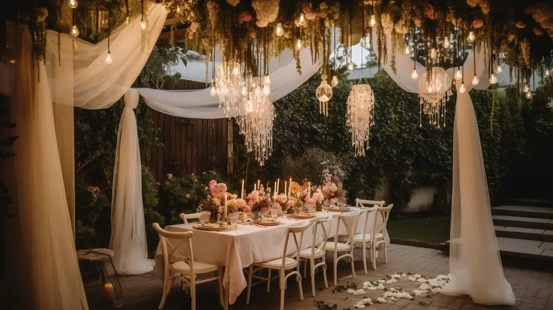 Pergola Chandeliers in Happy Birthday Decorations - Outdoor Birthday Decorations | Laravel