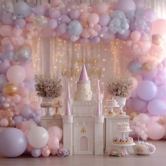 Fairy Tale Happy Birthday Decorations for Little Girls - Kids Birthday Decorations | Laravel