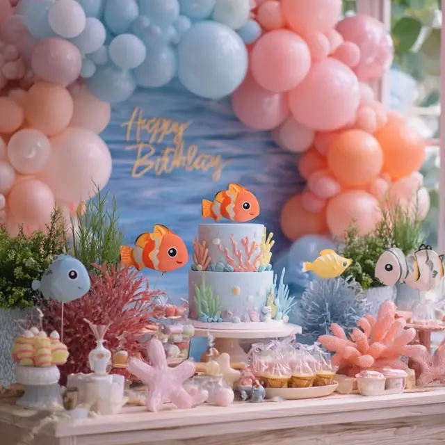 Under the Sea Happy Birthday Decorations for Kids - Kids Birthday Decorations | Laravel