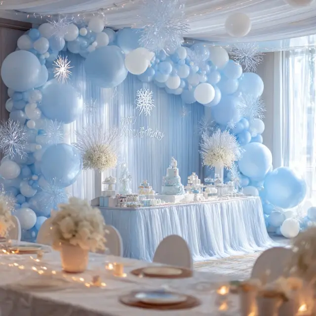 Frozen-Inspired Happy Birthday Decorations for Kids - Kids Birthday Decorations | Laravel