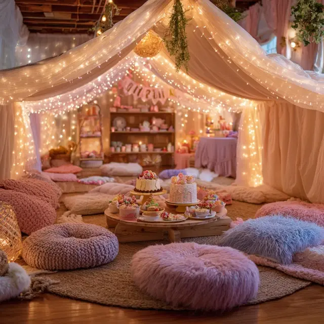 Slumber Party Happy Birthday Decorations for Kids - Kids Birthday Decorations | Laravel